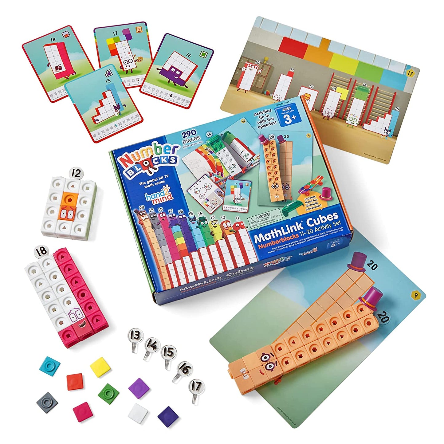 Numberblocks, set de actividades del 11 al 20