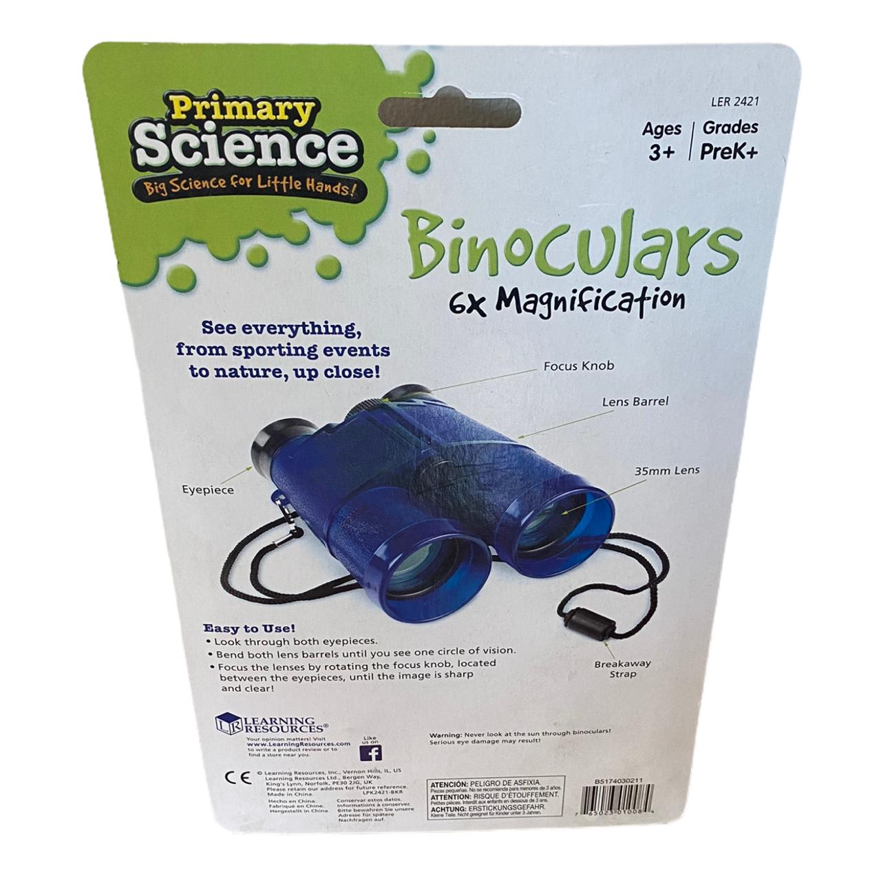 Binoculares niños 6x aumento