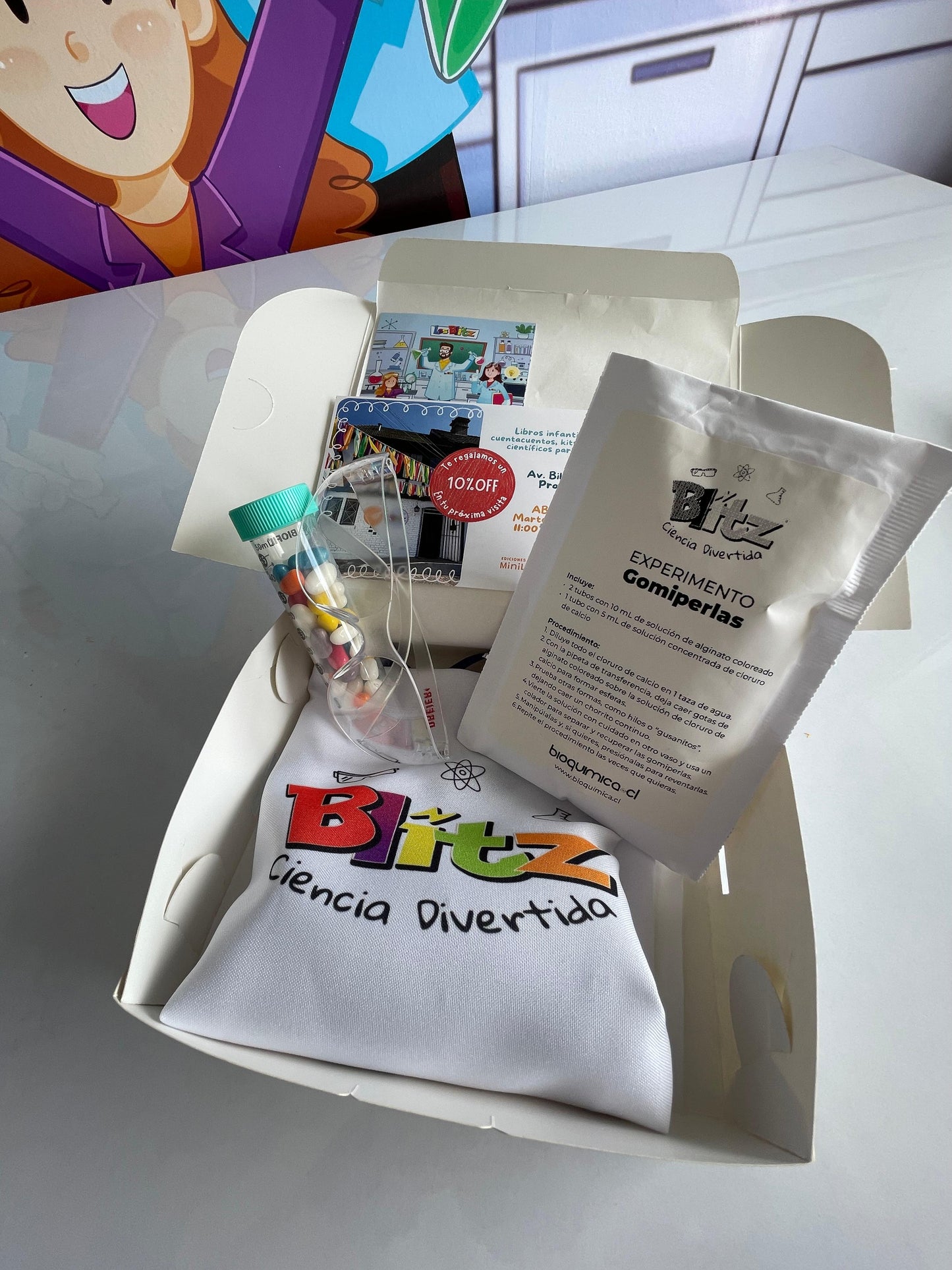 🧪 Kit Científico Blitz – Experimento Gomiperlas