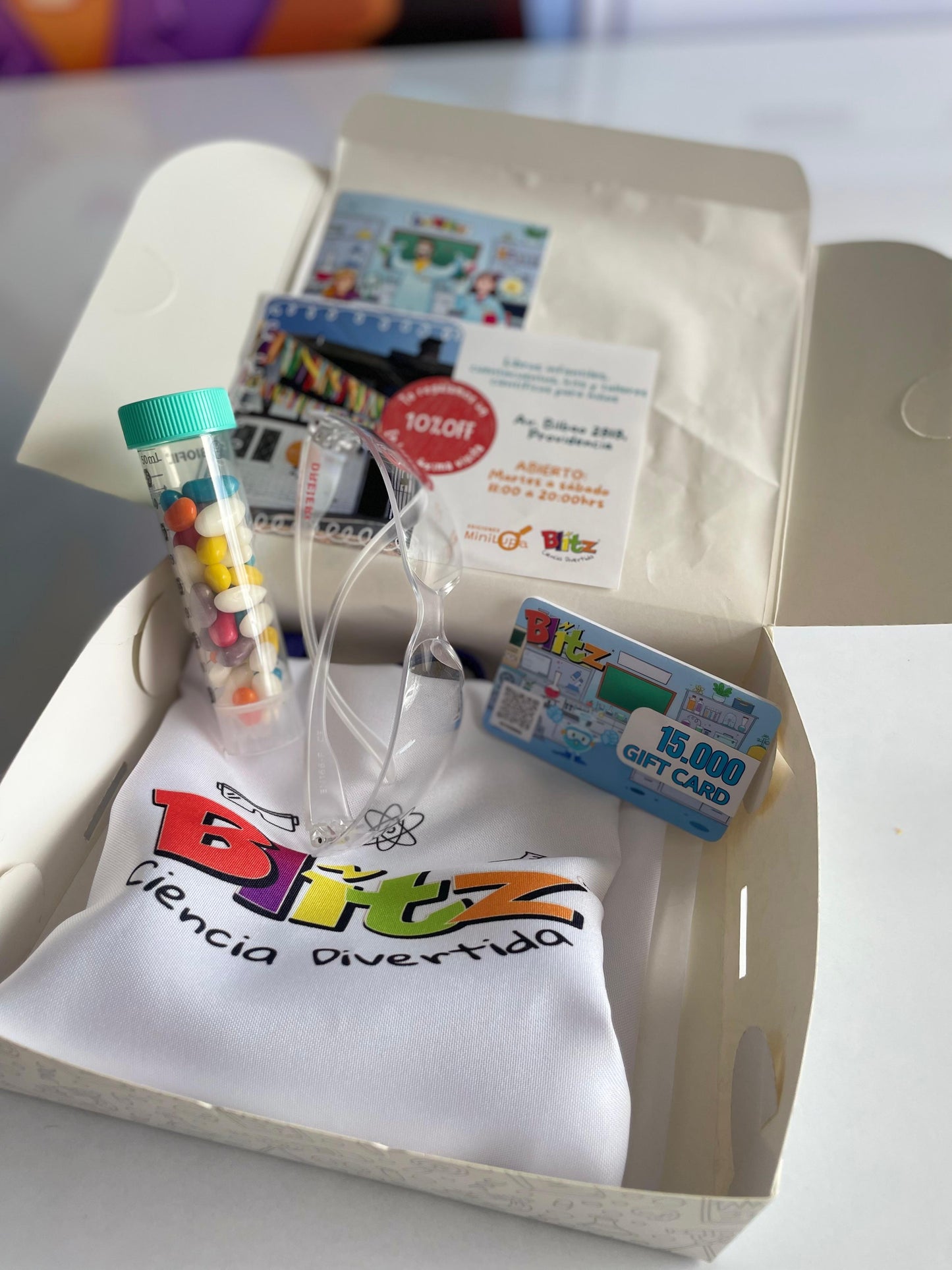 🧪 Kit Científico Blitz – Experiencia en el Laboratorio (Giftcard)