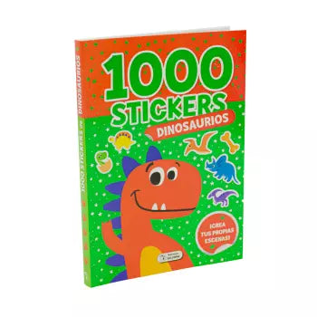 Libro 1000 stickers Dinosaurios