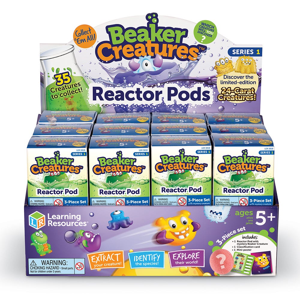Cápsulas Reactivas Beaker Creatures (venta por unidad)