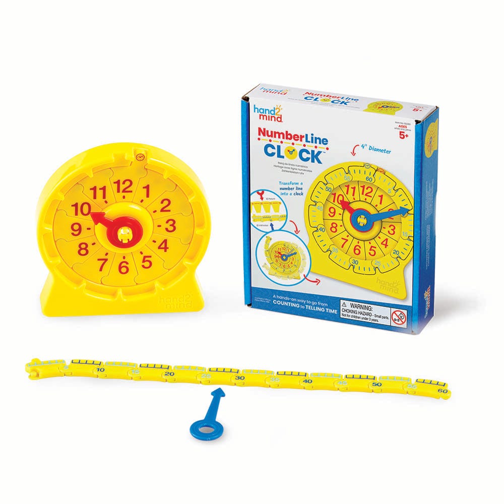 Reloj con Rectas Numéricas para estudiantes
