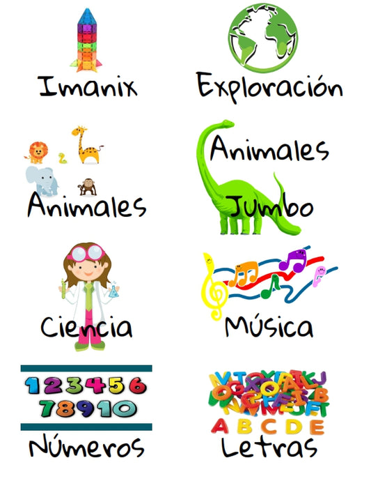 Imprimible etiquetas para cajas organizadoras
